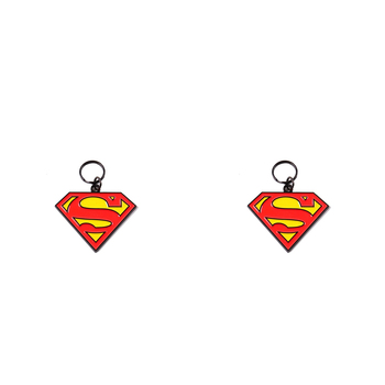 2PK The Stubby Club Superman Themed Dog Tag Novelty Pet Dressup