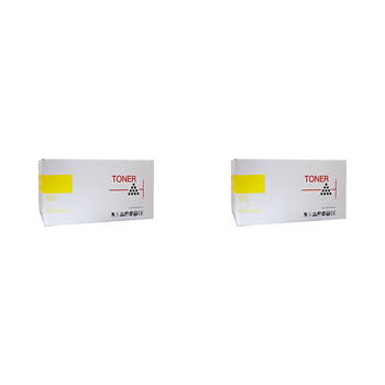 2PK Whitebox Compatible Kyocera WBK5244 Toner Cartridge - Yellow
