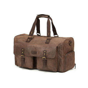 Tosca Waxed Canvas Duffle Weekender/Overnight Bag 65cm