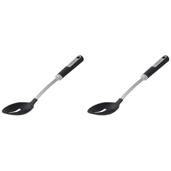 2PK Westinghouse Slotted Spoon Soft Grip Stainless Steel