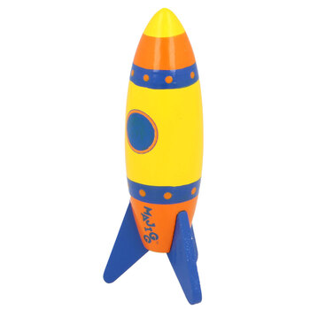 Majigg Wooden Rocket 11cm - Assorted