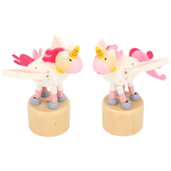 2PK Majigg Unicorn Push Puppets 12cm - Assorted