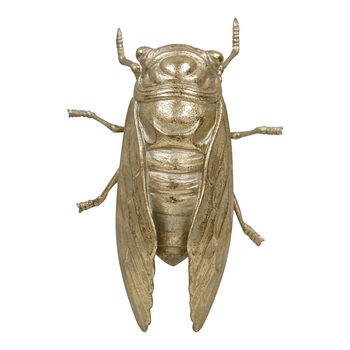 LVD Resin 16.5cm Cicada Home Decorative Figurine - Gold