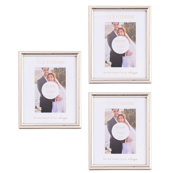 3PK Splosh Wedding 5x7" Picture/Photo Frame Home Decor
