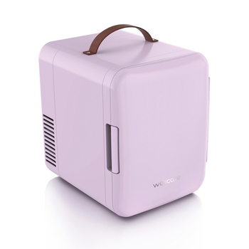 Wellcare Mini Heating/Cooling Cosmetic/Make-Up Fridge 4L Pink