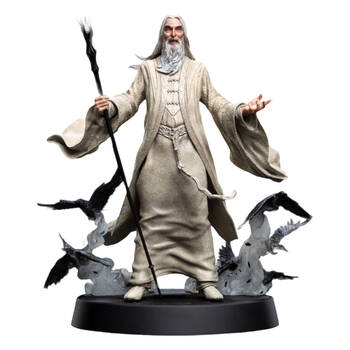 The Lord Of The Rings Saruman The White Figure Of Fandom PVC Statue 10in