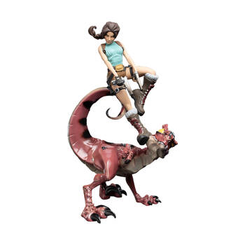Tomb Raider Lara & Raptor Mini Epics Vinyl Figure Toy