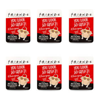 6PK Warner Bros Friends Turkey Cosmetic Skincare Sheet Face Mask 25ml