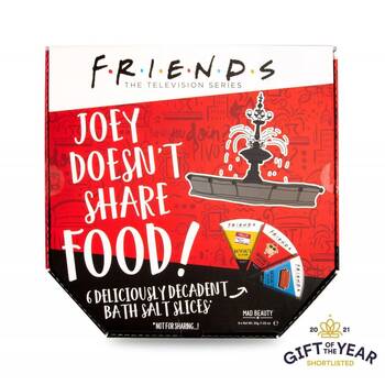 8pc Warner Bros Friends Superfoods Pizza Mineral Bath Salts Slices 240g