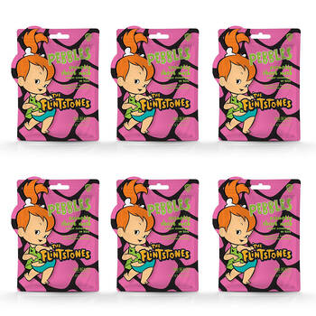 6PK Warner Bros Pebbles Flintstone Scented Cosmetic Sheet Mask 25ml Raspberry
