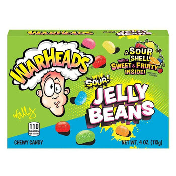 Warheads Sour Jelly Bean 113g (4 oz) Theater Box
