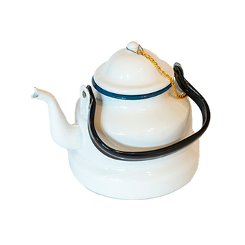 Urban Style Enamelware 2L Multipurpose Kettle - White