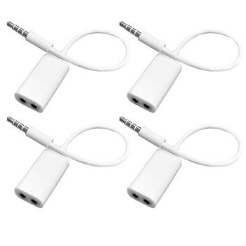 4PK Westinghouse Audio Splitter Cable - White
