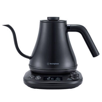 Westinghouse Gooseneck Kettle 1200W 800ml Black Stainless Steel