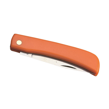 Whitby Knives Survival/Camping SS Knife - Plastic Orange