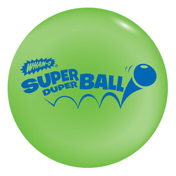 Wham-O 10cm High Bounce Super Duper Ball Kids/Children Toy 5y+ Assorted