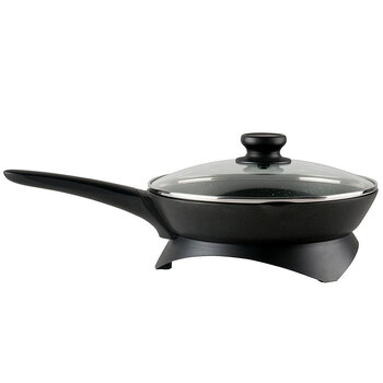 Westinghouse 26cm Round Non-Stick Electric Skillet - Black