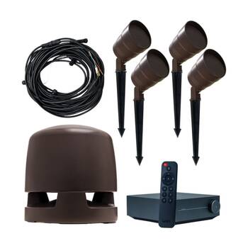 WiiM - Volt Ohm Outdoor Garden 4.1 Wi-Fi Connected Speaker System