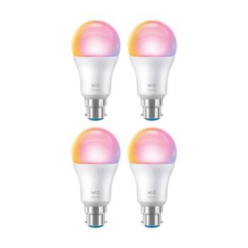 4PK WiZ Connected Color & Tunable White A60 Gen2 Smart LED Lightbulb B22