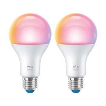 2PK WiZ Connected Color & Tunable White A60 Gen2 Smart LED Lightbulb E27