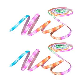 2PK WiZ Connected Gradient Color & Tunable White Strip Light 5M