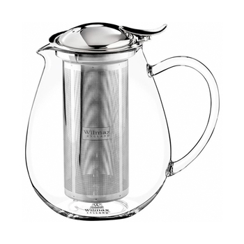Wilmax England Thermo Glass 850ml Teapot w/ Handle - Clear