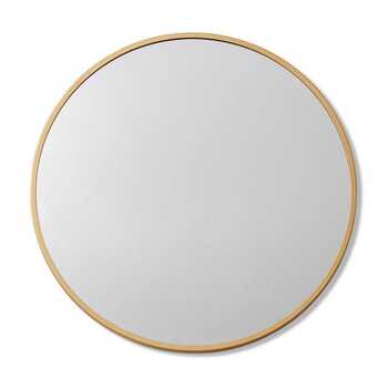 E Style Janelle 90cm Metal/Glass Wall Mirror - Gold