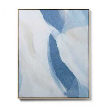 E Style 80x100cm Misty Canvas Wall Art - Blue