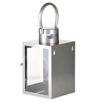 Esschert Design Wall Mount Lantern Indoor Outdoor Decor 23cm Anthracite