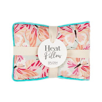 Splosh Wellness Butterflies Heat Pillow Hot/Cold Velvet Pack Rectangle 40cm