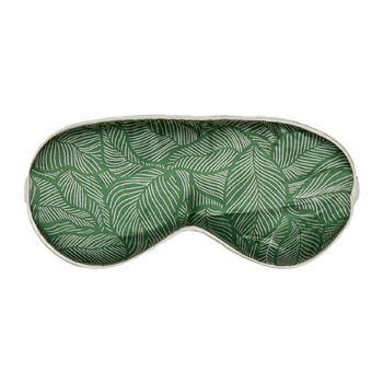 Splosh Wellness Leaf Eye Mask/Silk Sleeping Eyeshade Green 16.5x7.5cm
