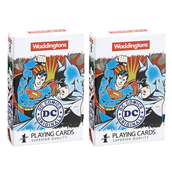 2PK DC Comics Originals Themed Playing Cards Deck 5y+