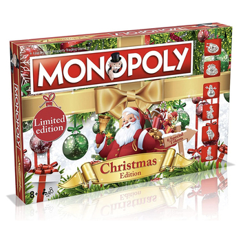 Monopoly Christmas Edition Tabletop Board Game 8+
