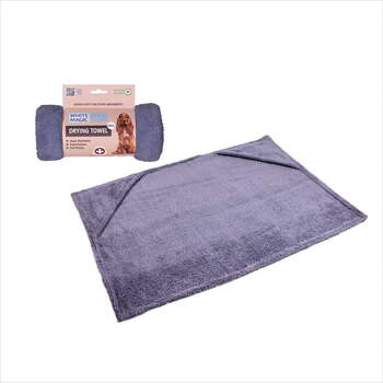 White Magic 60x40cm Pet/Dog Drying Towel Small - Purple