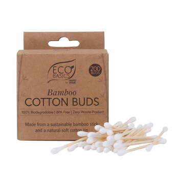 Eco Basics Soft Cotton Buds Ear Cleaning Swabs Wax Removal Tool