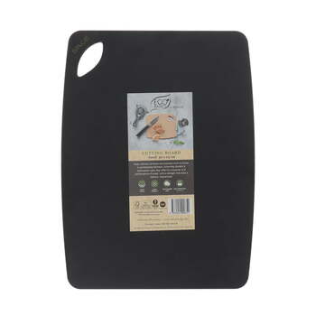 Eco Basics Small Wood Pulp Cutting/Chopping Board - Black
