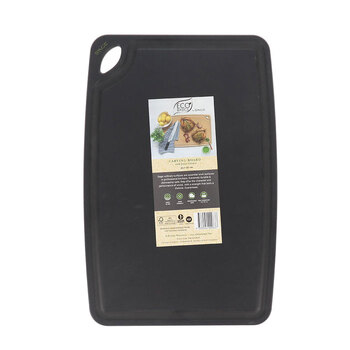 Eco Basics 30x45cm Wood Pulp Kitchen Carving Board - Black