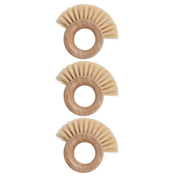 3x Eco Basics 10cm Plastic Free Vegetable Brush Dirt/Grime Remover