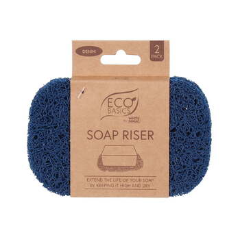 Eco Basics Soap Riser/Elevator Holder Storage - Denim