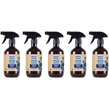 5PK White Magic 500ml Eco Clean Surface Spray