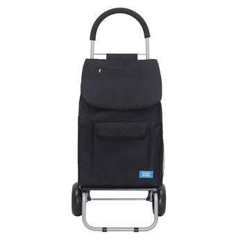 White Magic 3-in-1 Original 40L Handy Shopping Trolley  Carry Bag - Black