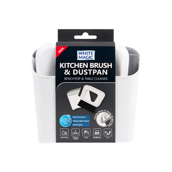 White Magic Kitchen Brush & Dustpan
