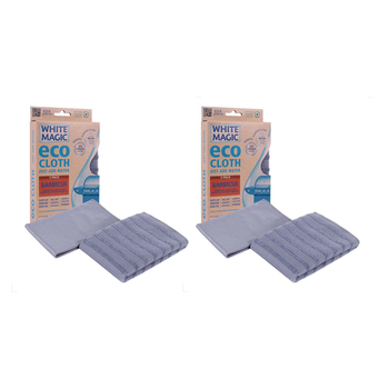 2x 2PK Eco Cloth Fiber Barbecue/Grill Grease/Oil Remover