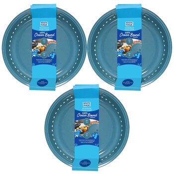 3PK White Magic Ocean Bound Plastic Microwave Food Cover