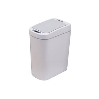 Smart Bin 7L Bathroom Waste Container Motion Sensor Detection 34cm White