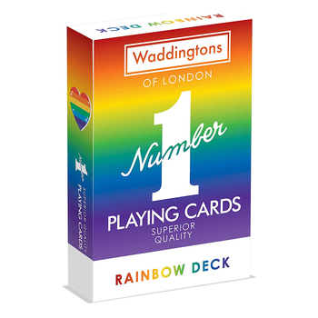 Waddingtons Rainbow Edition Traditional Playing Cards Deck 5y+