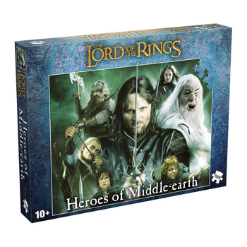 1000pc Lord of The Rings 'Heroes of Middle Earth' Puzzle 10+