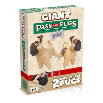 2pc Giant Pass The Pugs - Inflatable Pugs Game 6y+