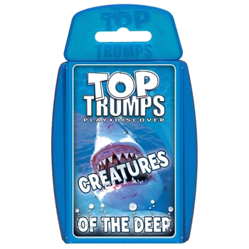 Top Trumps Creatures Of The Deep Top Trumps Card Game Deck