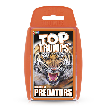 Deadliest Predators 14cm Top Trumps Card Game Kids Toy 5y+